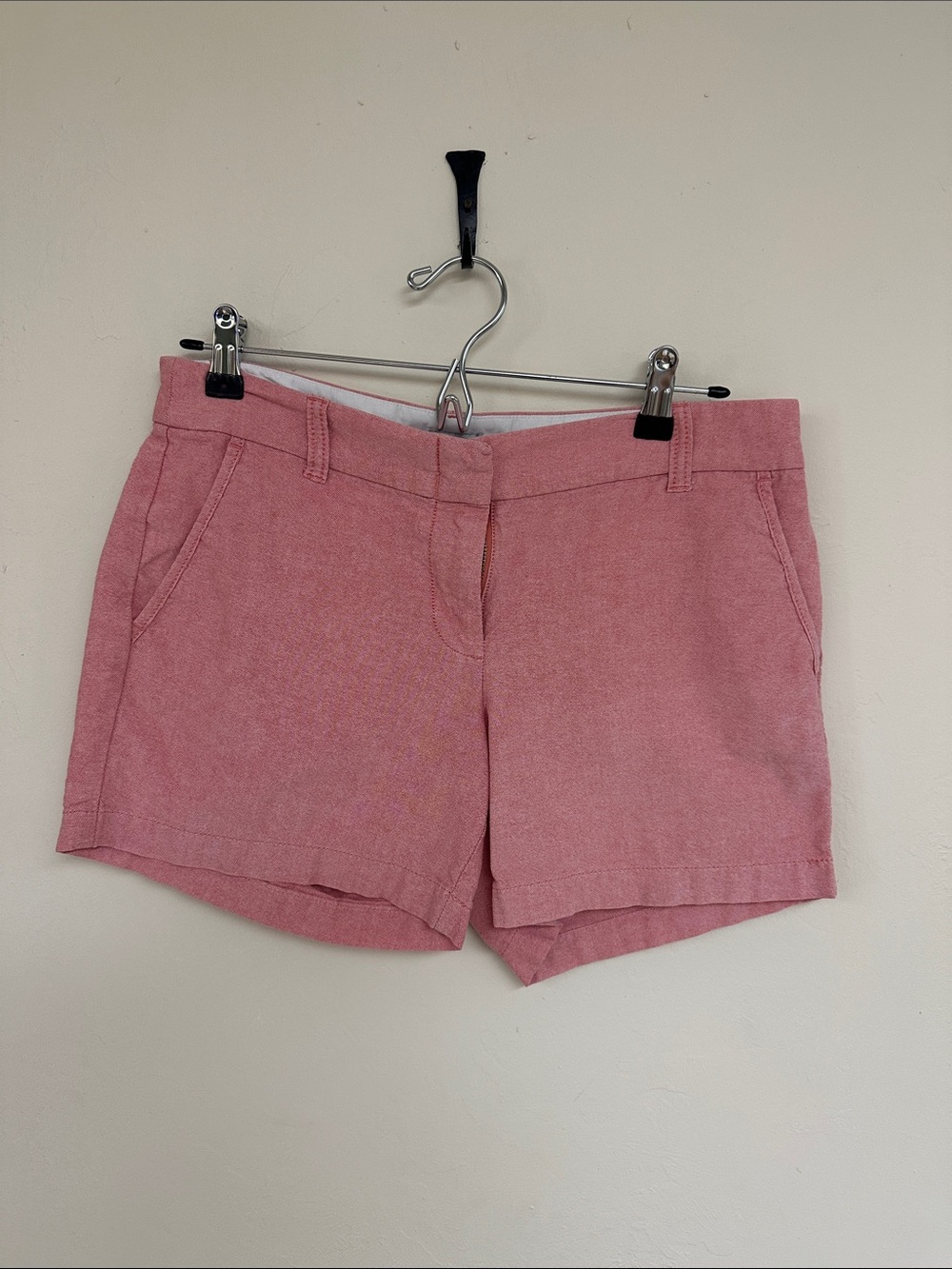 J. Crew Factory Pink Cotton Blend Womens Shorts